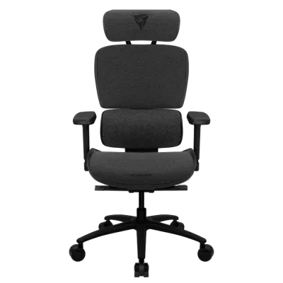 Scaun de birou ThunderX3 XTC Loft, Plasă Respirabilă, PU Piele, Gri inchis