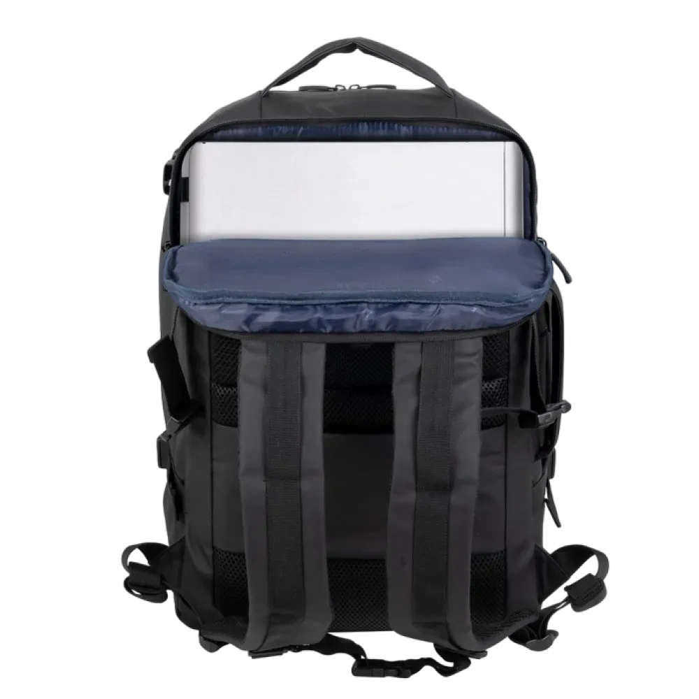 Рюкзак Rivacase 8465, 17.3", Eco-Friendly rPET Полиэстер, Чёрный