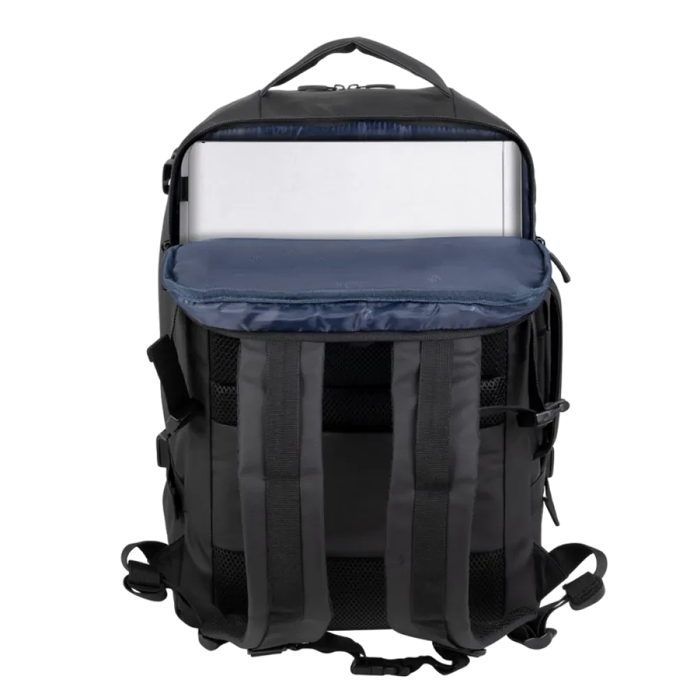 Рюкзак Rivacase 8465, 17.3", Eco-Friendly rPET Полиэстер, Чёрный