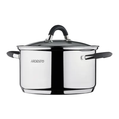 Кастрюля Ardesto AR1925CS, 2,3л, 18см, Нержавеющая сталь