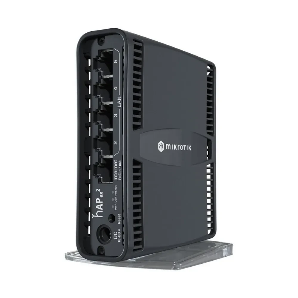 Router MikroTik hAP ax², Negru