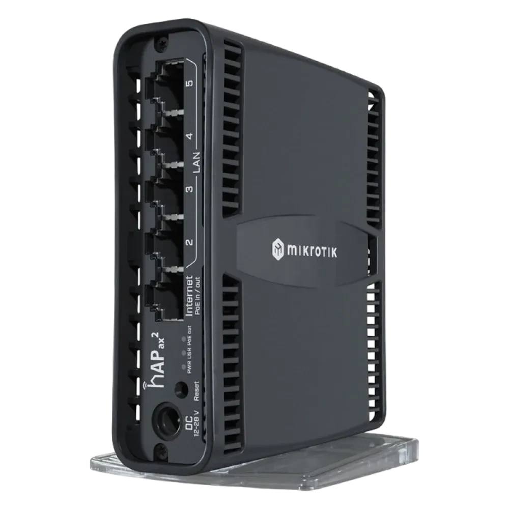 Router MikroTik hAP ax², Negru