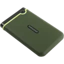 Внешний портативный жесткий диск Transcend StoreJet 25M3G, 1 ТБ, Military Green (TS1TSJ25M3G)