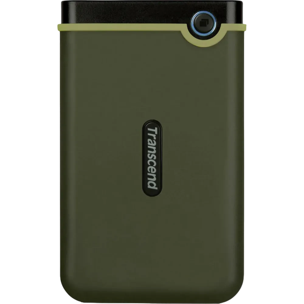 Внешний портативный жесткий диск Transcend StoreJet 25M3G, 2 ТБ, Military Green (TS2TSJ25M3G)