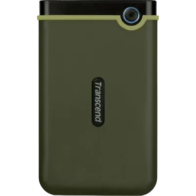 Внешний портативный жесткий диск Transcend StoreJet 25M3G, 2 ТБ, Military Green (TS2TSJ25M3G)