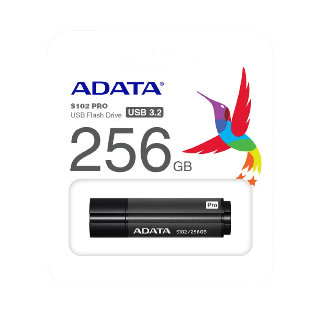 Memorie USB ADATA S102 Pro, 256GB, Gri