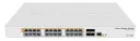 Comutator MikroTik PoE CRS328-24P-4S+RM, Alb