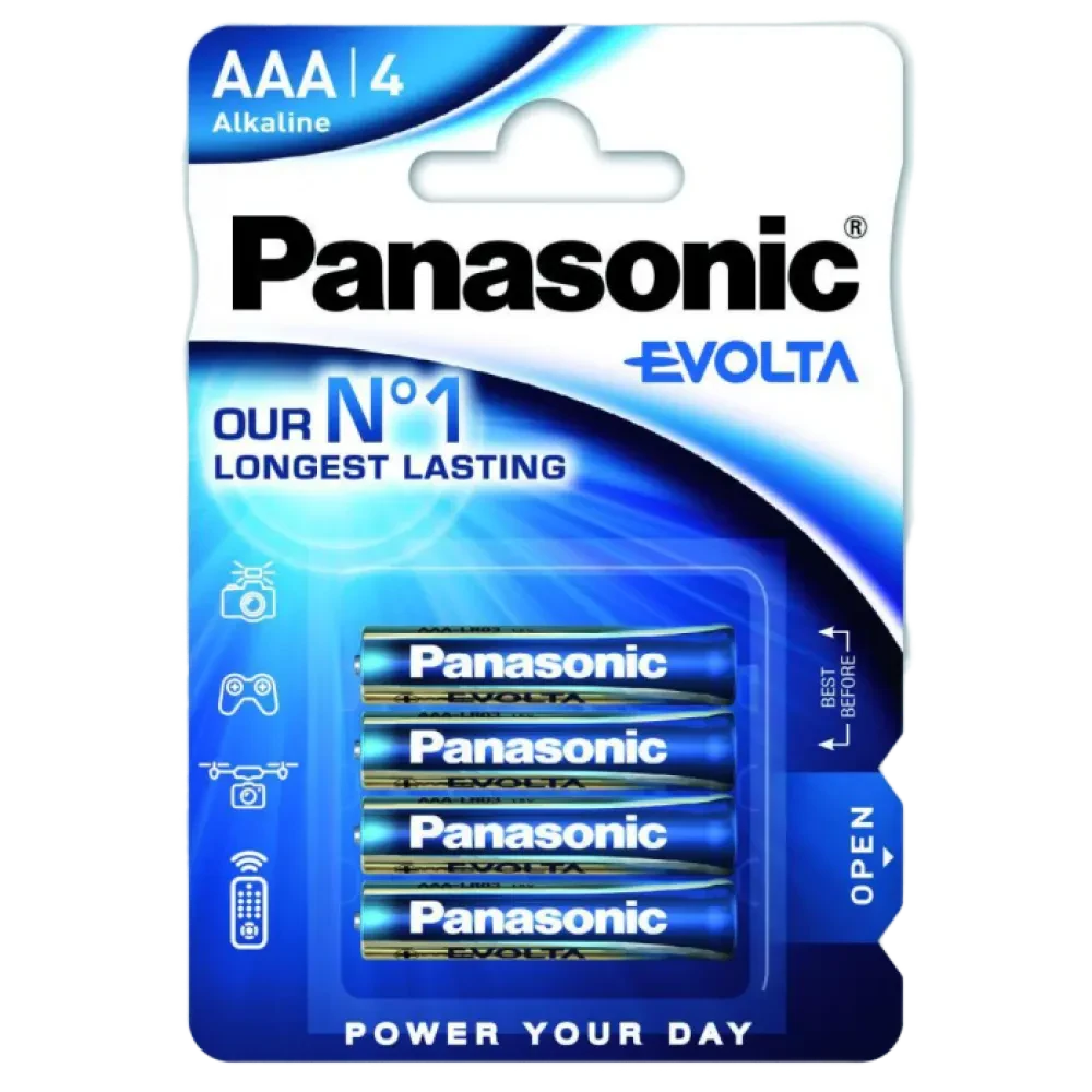 Baterii Panasonic LR03EGE, AAA, 4buc.