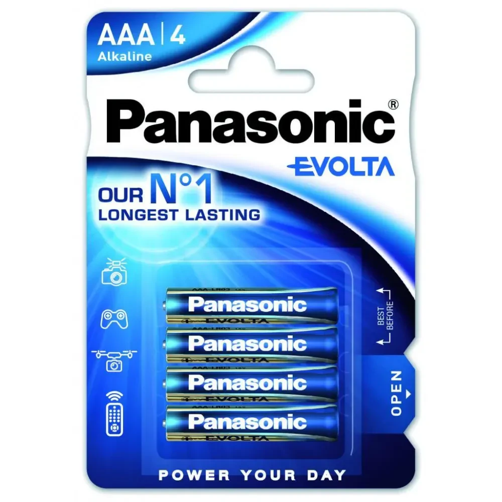 Baterii Panasonic LR03EGE, AAA, 4buc.