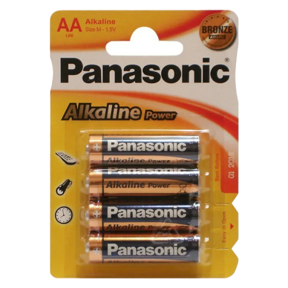 Батарейки Panasonic LR6REB, AA, 4шт.
