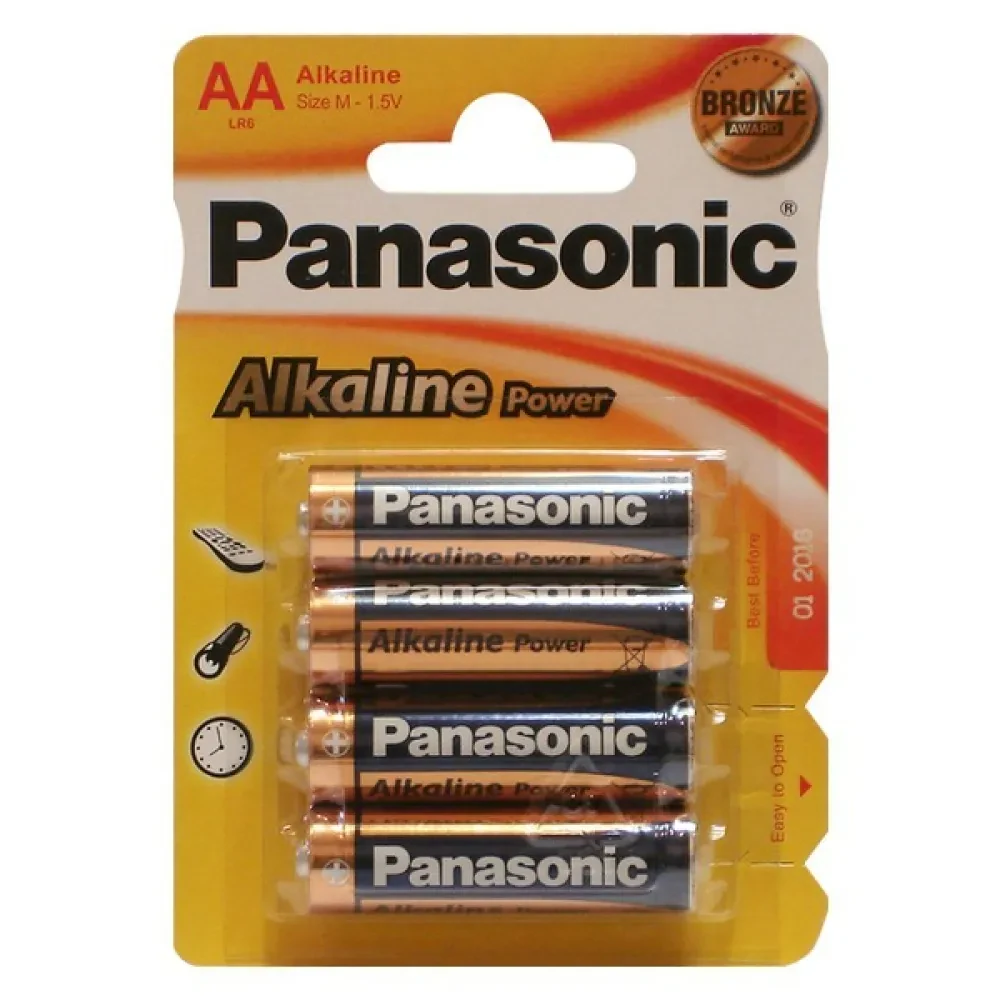 Батарейки Panasonic LR6REB, AA, 4шт.