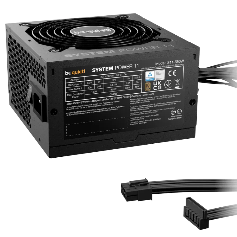 Sursă Alimentare PC be quiet! SYSTEM POWER 11, 650W, ATX, 