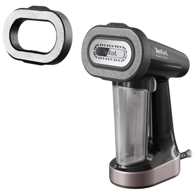 Aparat de călcat vertical cu aburi Tefal DT8765E0, Negru