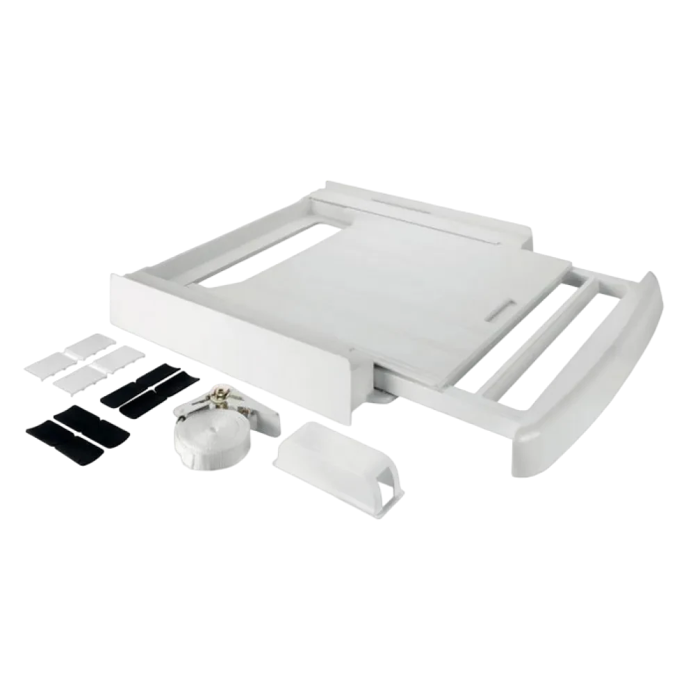 Kit montare verticala pentru uscatoare Whirlpool Wpro 484000008545, Alb