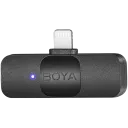 Портативный записывающий микрофон Boya BY-V1, Беспроводной, Черный
