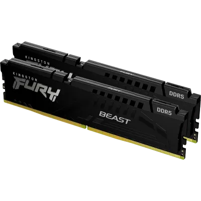 Оперативная память Kingston FURY Beast, DDR5 SDRAM, 5600 МГц, 16Гб, KF556C36BBEK2-16