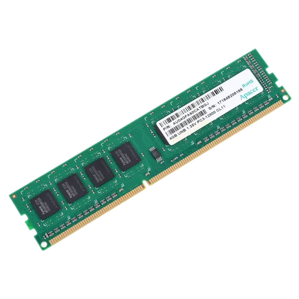 Оперативная память Apacer AU04GFA60CATBGJ, DDR3 SDRAM, 1600 МГц, 4Гб