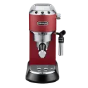 Cafetiera manuala DeLonghi Dedica Pump Espresso, 1300W, Roșu