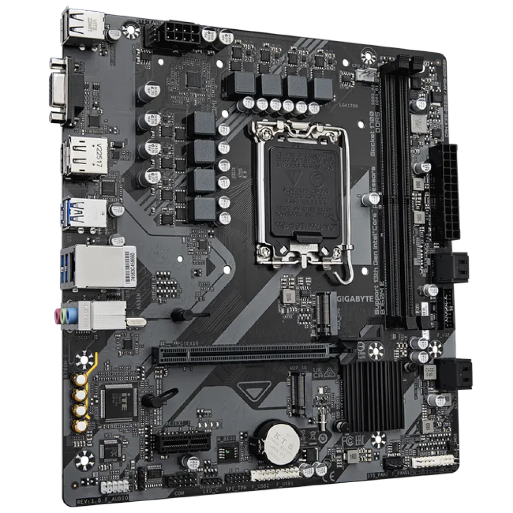 Placă de bază Gigabyte B760M E, LGA1700, Intel B760, Micro-ATX