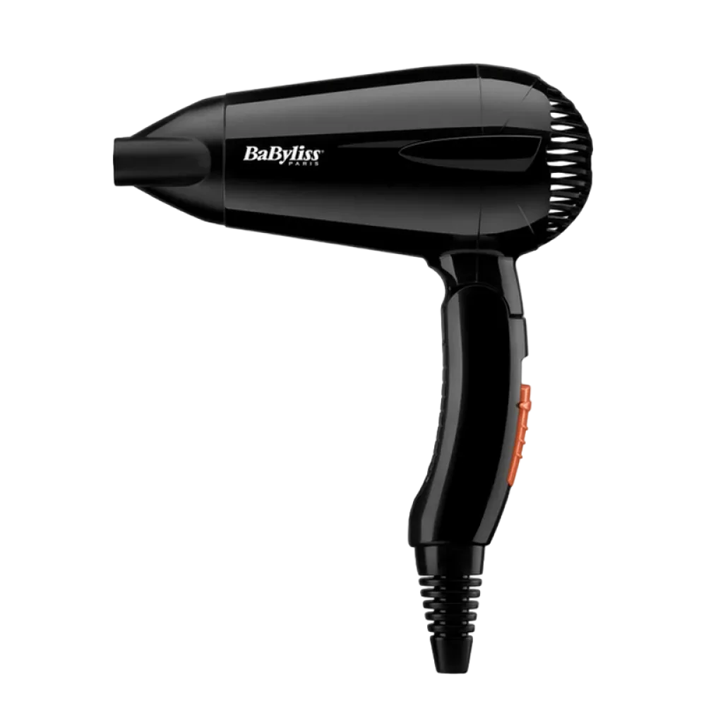 Компактный фен BaByliss Travel Dry 5344E, 2000 Вт, Чёрный