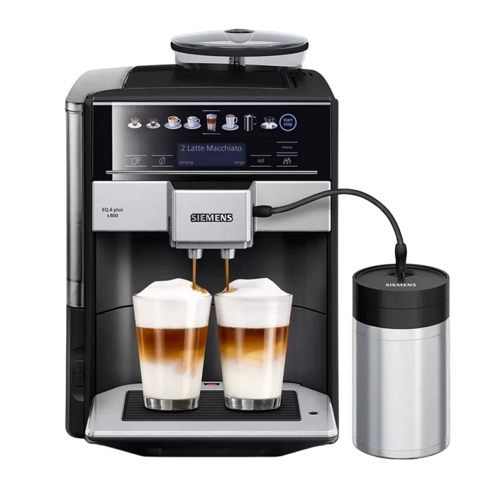 Espressor automat Siemens TE658209RW, Argintiu