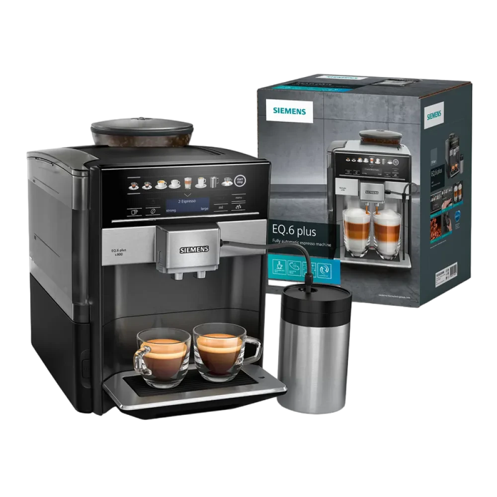 Espressor automat Siemens TE658209RW, Argintiu