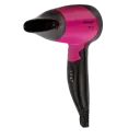 Uscător de păr compact Maxwell MW-2007, 1200 W, Negru | Roz