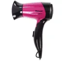 Uscător de păr compact Maxwell MW-2007, 1200 W, Negru | Roz