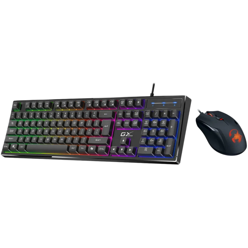Set Tastatură + Mouse Genius Scorpion KM-GX6, Cu fir, Negru