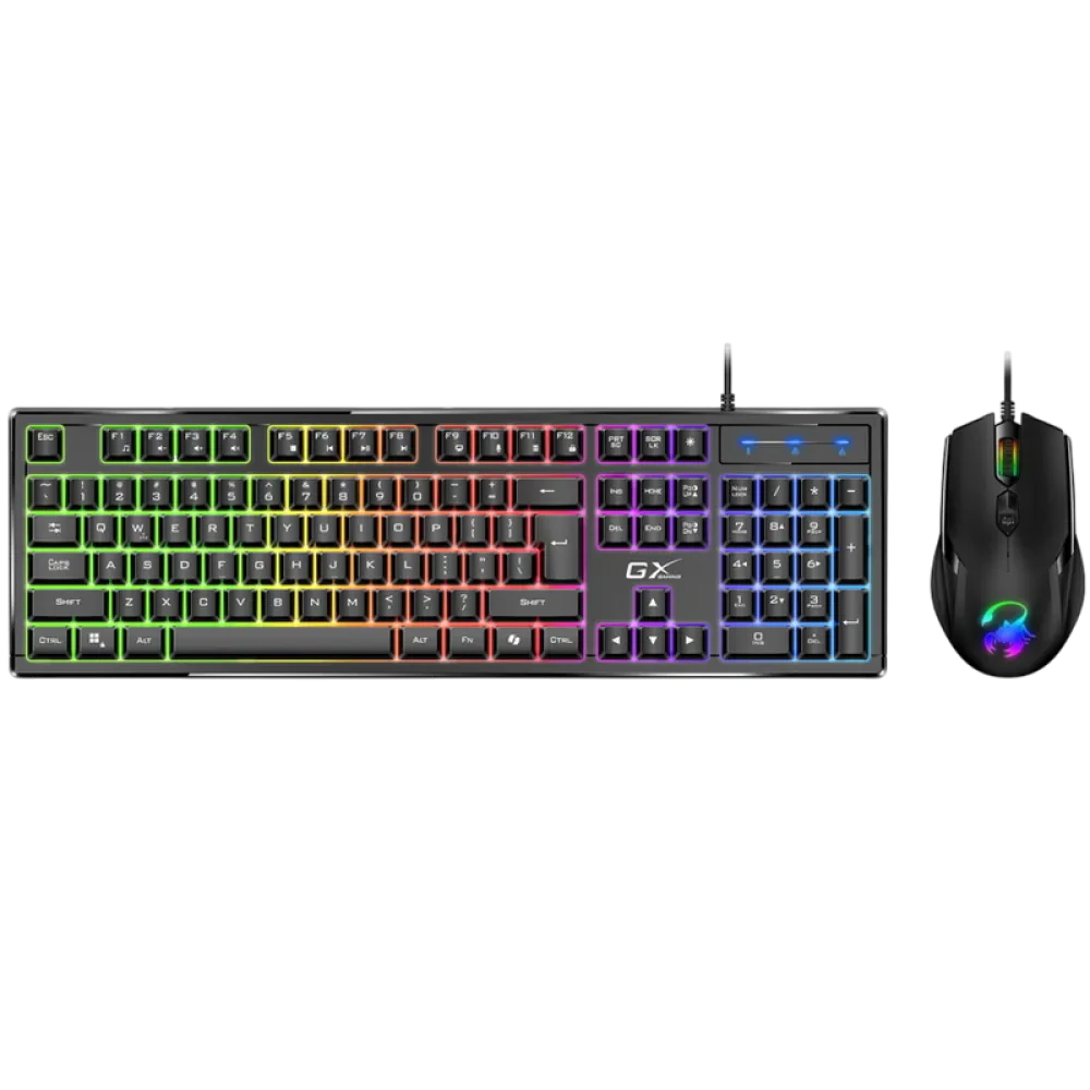 Set Tastatură + Mouse Genius Scorpion KM-GX6, Cu fir, Negru