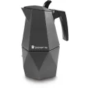 Гейзерная кофеварка Polaris Kontur-4C, Чёрный