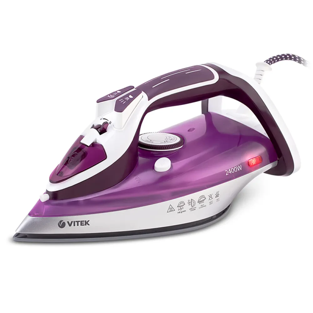 Утюг VITEK VT-1246, 2400Вт, Фиолетовый