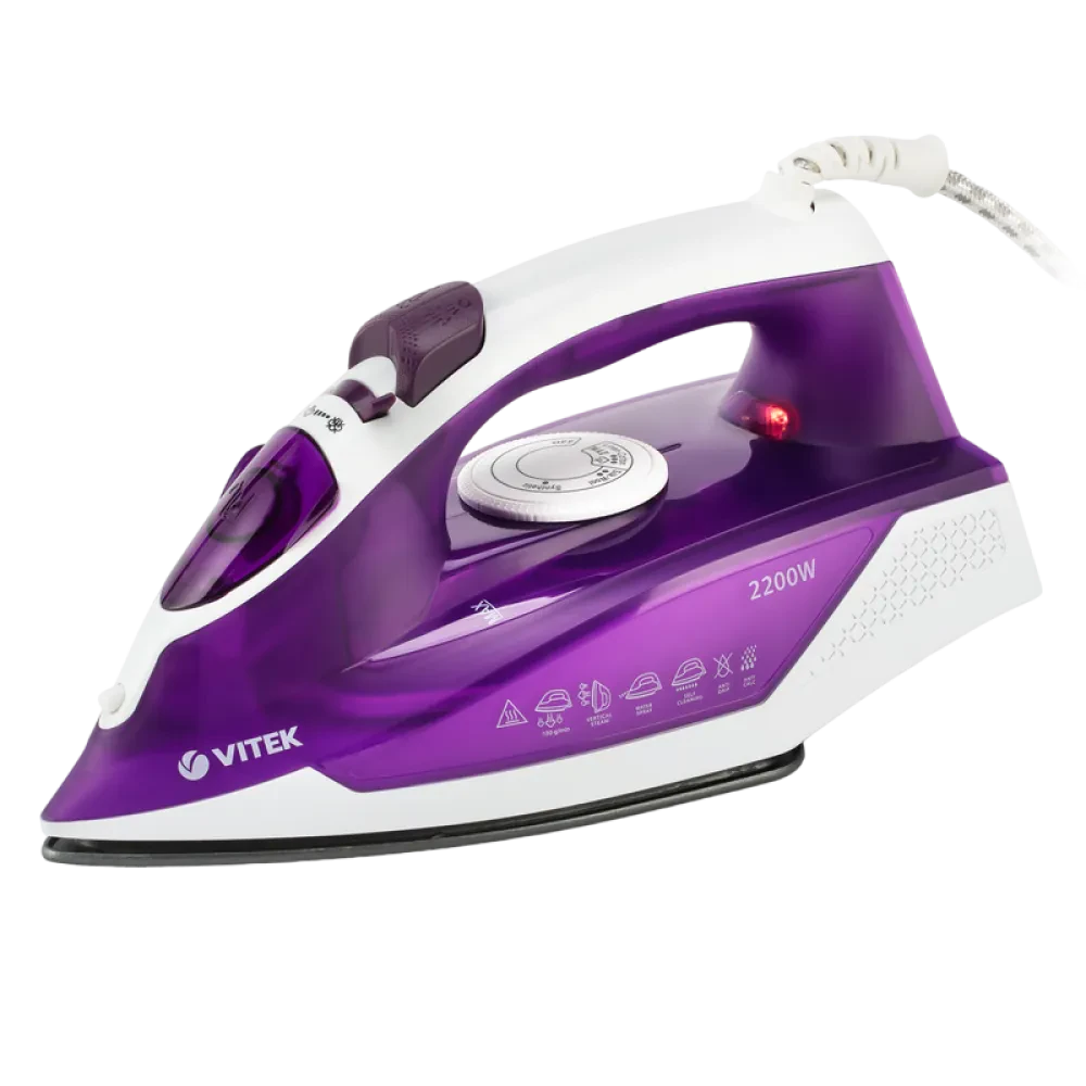 Утюг VITEK VT-8308, 2200 Вт, Фиолетовый