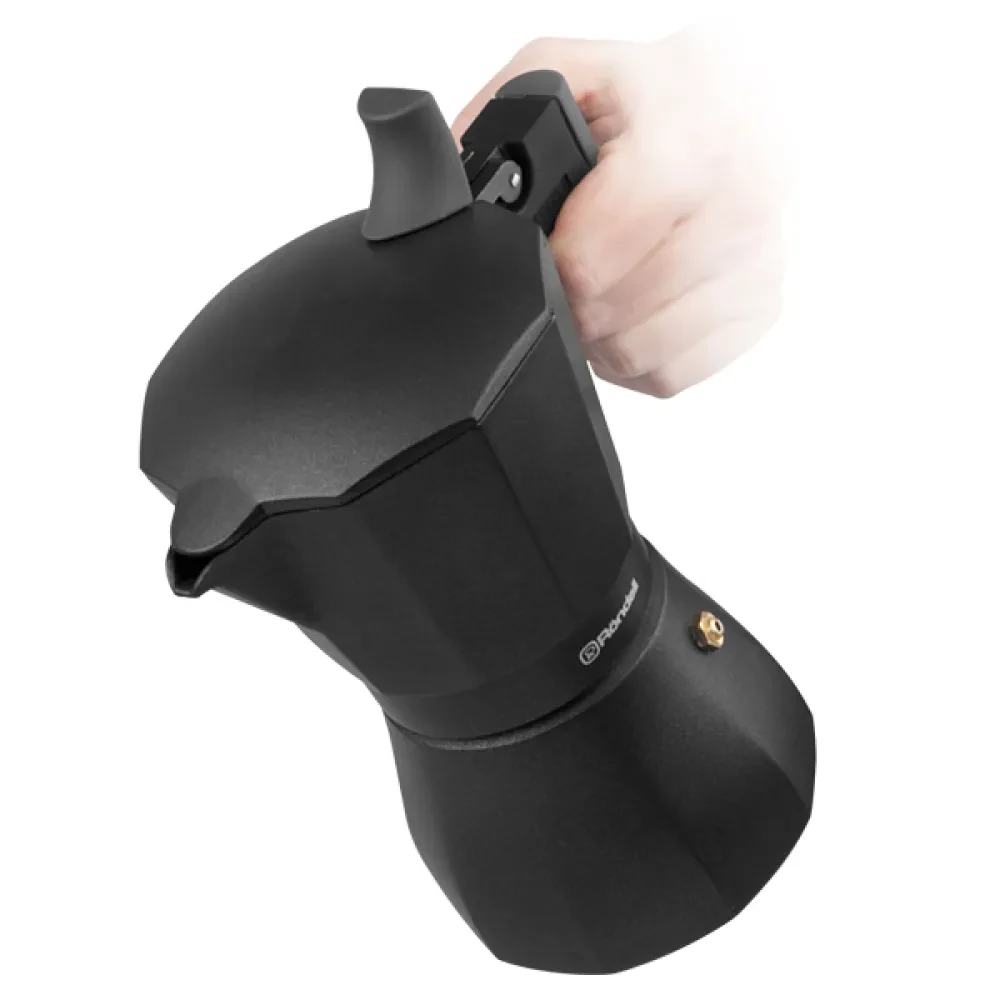 Гейзерная кофеварка Rondell RDS-499, Чёрный