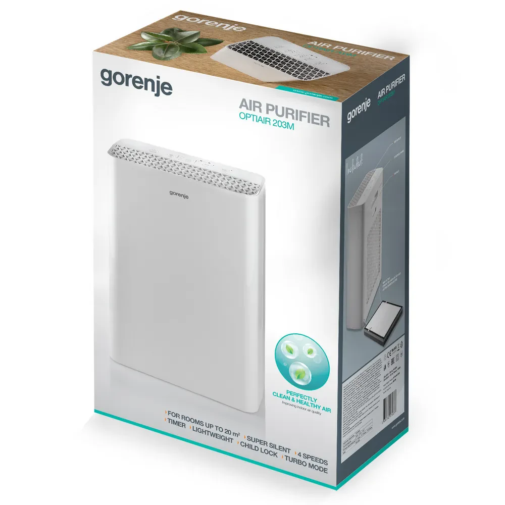 Очиститель воздуха Gorenje OPTIAIR 203M, Белый