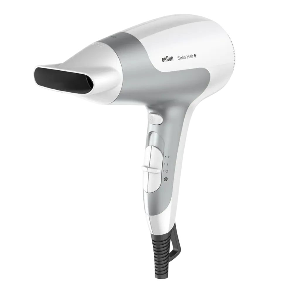 Uscător de păr BRAUN Satin Hair 5 PowerPerfection, 2500 W, Alb