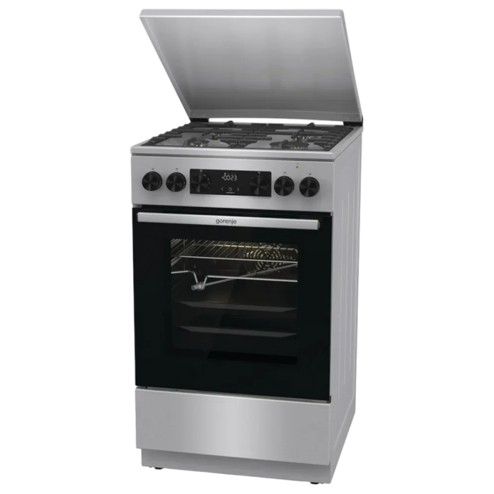 Комбинированная плита Gorenje GKS5C71XF, Нержавеющая сталь