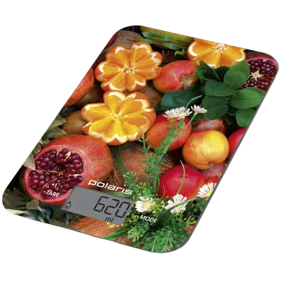 Cântar electronic de bucătărie Polaris PKS1057DG, Multicolor